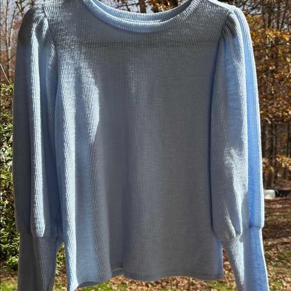 Anna Sweaters - Anna Light Blue Crew Neck Sweater